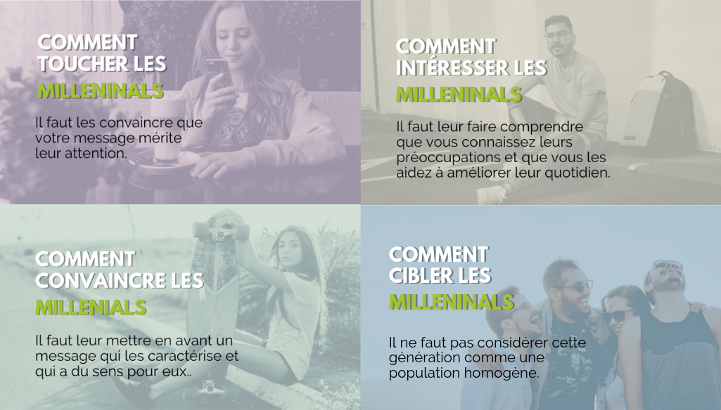 les principaux points sur les millennials