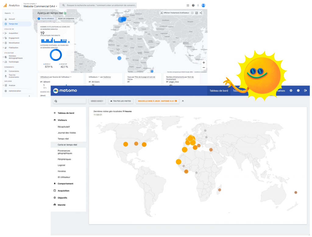matomo GA4 comparaison
