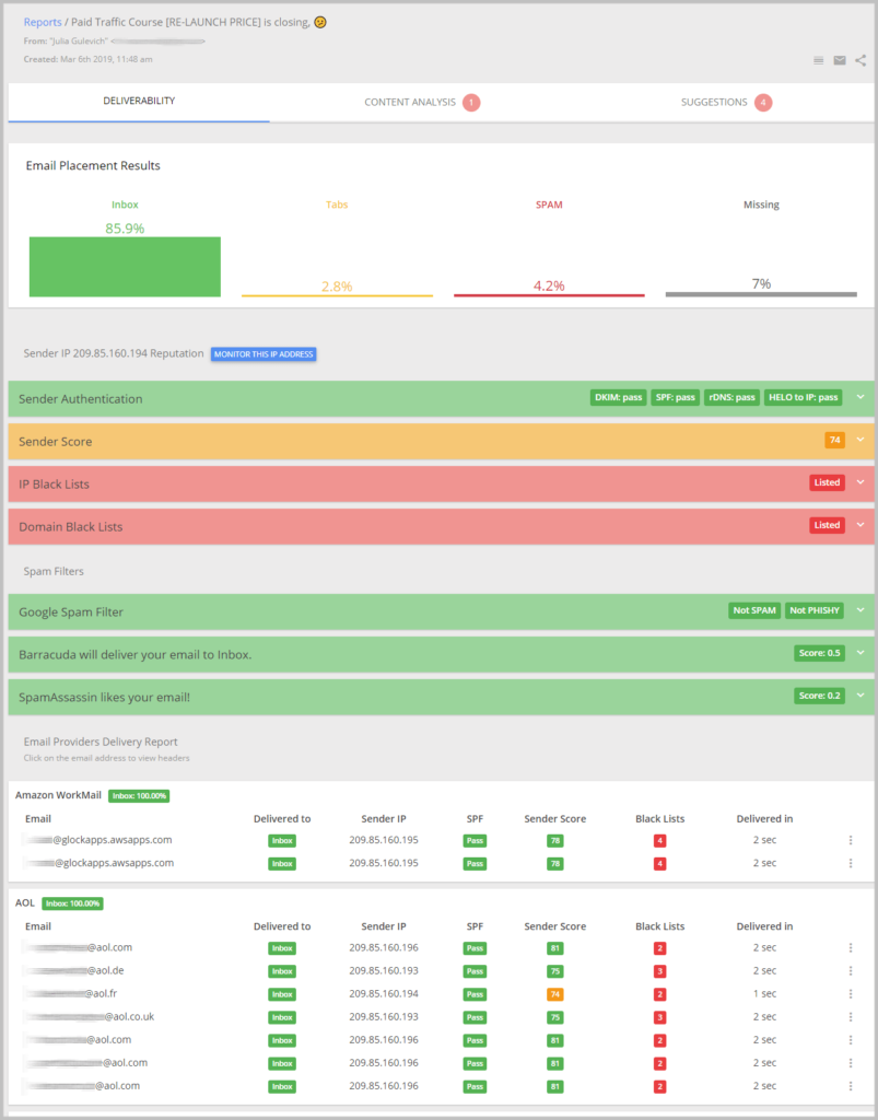 glockapps-délivrabilité-email- sender- audit