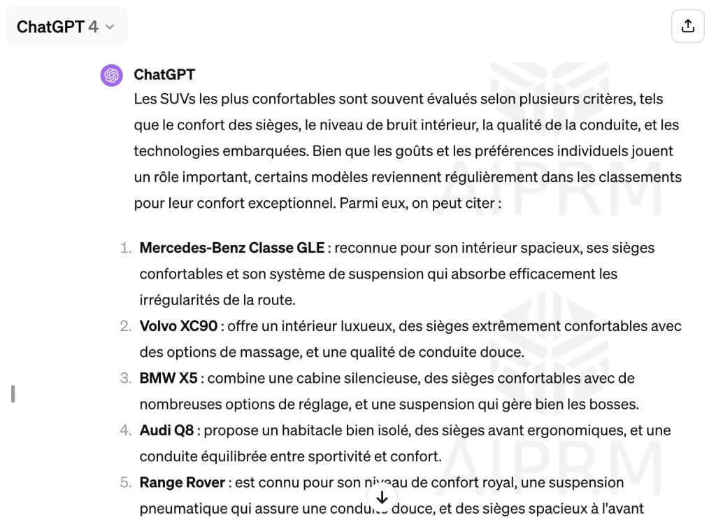 référencement GAIO / SGEO entreprises et marques ChatGPT 